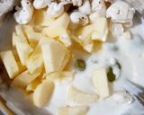 A picture of step 3 of Sweet Fruit Raita (Falahari Meetha Raita).