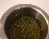 A picture of step 1 of Green gram or moong dal.