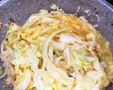 A picture of step 4 of Cabbage and Egg Okonomiyaki.