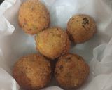 A picture of step 15 of Mexican rice cheez balls with desi twist.