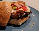 Foto del paso 7 de la receta: "Chicken Burger" con panecillos de brioche caseros