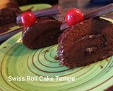 Foto langkah ke 4 dari resep Swiss Roll Coklat (Bolu Gulung Tempe) ala Mbak Rohani.