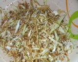 A picture of step 2 of Kwadon cabbage.