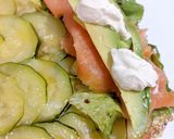 Foto del paso 6 de la receta: Sándwich de calabacín, salmón y queso emmental