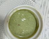 A picture of step 3 of Mutton saunfia polaw with dip.