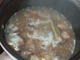 Sopa de setas y garbanzos