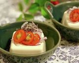A picture of step 3 of Chilled Tofu with Tomato and Shio Kombu – Great as an Appetizer.