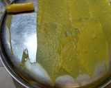A picture of step 5 of Khandvi.