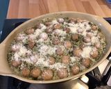 Une image de l'étape 12 de Gratin d épinards au champignons de paris,fromage frais et parmesan.