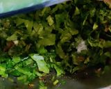 पालक की भुजिया (Palak ki bhujiya recipe in hindi) रेसिपी चरण 3 फोटो