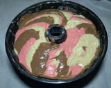 Foto langkah ke 8 dari resep Neapolitan Marmer Cake.