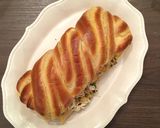 صورة لخطوة 9 من وصفة بريوش محشي بالدجاج مع الخضار 🍞