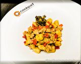 Foto del passaggio 7 della ricetta Gnocchi di Ceci Senza Glutine con Salsiccia e Crema di Broccoli