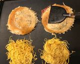 A picture of step 13 of Hiroshima-style Okonomiyaki (Basic).