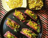 A picture of step 13 of Beetroot Chapati tacos with sweet corn.