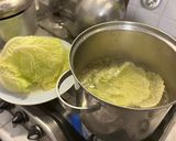 A picture of step 4 of Savoy Cabbage Lasagna with Spiced Cinnamon Ragu.