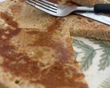 Foto del paso 2 de la receta: PANCAKE enorme de Avena y Fécula de Maíz 🌽 SIN AZÚCAR