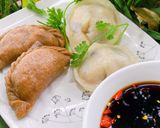 A picture of step 10 of Steamed Vegetarian Dumplings.