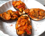 Foto del paso 4 de la receta: Berenjenas estilo Bratwurst con parrillada de verduras