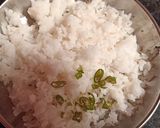 A picture of step 1 of Rice parathas.