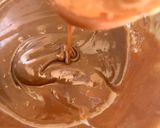 A picture of step 3 of Cheesecake with Kinder Bueno!!!! 🍫🍫🍫.