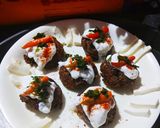 A picture of step 6 of Lauki Appe Tikki Chat.