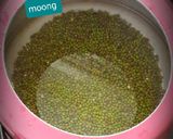 A picture of step 1 of Moong soup.