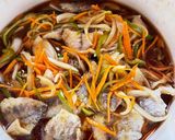 A picture of step 7 of Aji Nanbanzuke (Marinated Fried Horse Mackerel).