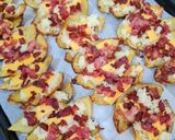 Foto langkah ke 5 dari resep Potato Skin with Bacon.