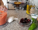 Foto del paso 5 de la receta: Gazpacho de Cerezas con Queso fresco de Cabra