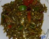 A picture of step 3 of Fried omena.