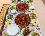 صورة لخطوة 5 من وصفة فروج مع بطاطا بالفرن😋🤤