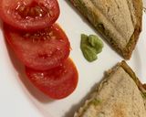 Avokádókrémes toast, light Mozzarella darabokkal 🧀🥪🥑 recept fázis 2 fotója