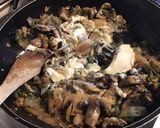A picture of step 8 of Baked Pork Chops with Shallots, Cream, and Mushrooms.