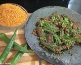 भरवा तवा भिंडी (Bharwan tava bhindi recipe in hindi) रेसिपी चरण 7 फोटो
