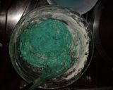 A picture of step 3 of Blue Berry Vanilla Pancakes.