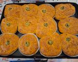 Sajtos sonkàs muffin 🧁🧁🧁🐇🐇🐇 recept fázis 4 fotója