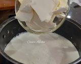 Foto langkah ke 10 dari resep Pandan Melaka Cheesecake Tanpa Terigu.