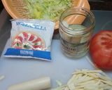 Foto del paso 1 de la receta Ensalada con queso fundido