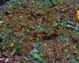A picture of step 5 of Green peas mutton kheema.