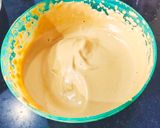 A picture of step 2 of Dalgona Coffee Shrikhand Shots.