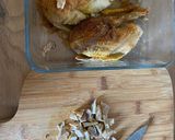 Une image de l'étape 4 de Tarte salée poulet, oignons et reblochon avec pâte à tarte au petit épeautre express sans œuf.