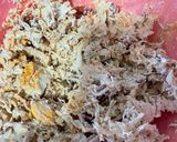 A picture of step 2 of Chicken Bacon ranch sliders.