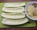 Gluténmentes, IR-barát töltött cukkini recept fázis 2 fotója