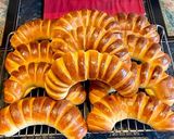 Pas rețetă Cornuri sau Bageluri rusești cu cremă de vanilie și Nutella ❤️ 1 fotografie