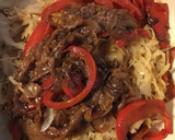 Foto del paso 10 de la receta: Pollo Teriyaki en cama de Vegetales