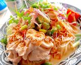 A picture of step 18 of Improved ❤ No Clumps & Stays Tender! Cold Shabu Salad ஐஃ.