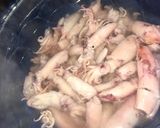 Foto langkah ke 1 dari resep Cumi asin pelangi mercon (pedas).