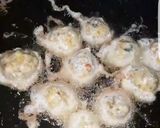A picture of step 7 of Yam balls.