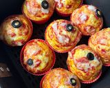 Une image de l'étape 3 de Muffins pizza à l’air fryer.
